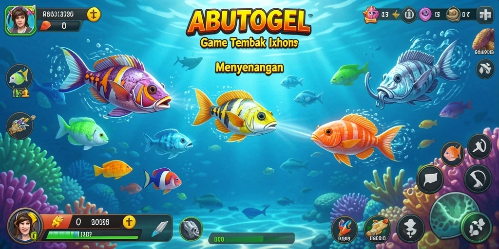 Tampilan visual yang menakjubkan dari gameplay Tembak Ikan di ABUTOGEL.