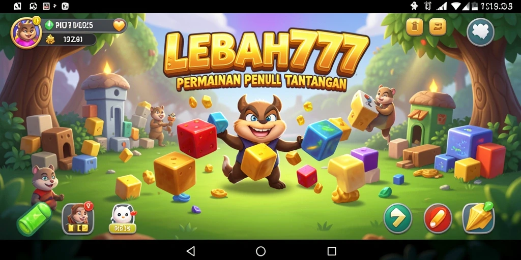 Tampilan gameplay <strong>LEBAH777</strong> dengan tantangan puzzle yang menarik.