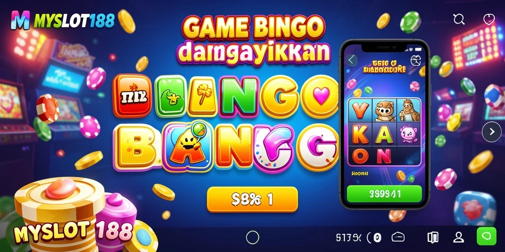 Gameplay seru MYSLOT188 menampilkan momen menarik saat bermain bingo.