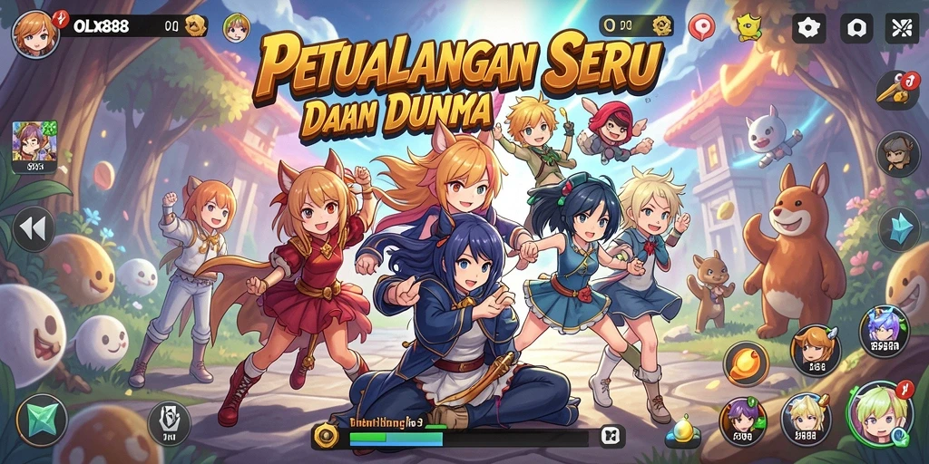 Tampilan menarik dari gameplay OLX888 yang penuh aksi.