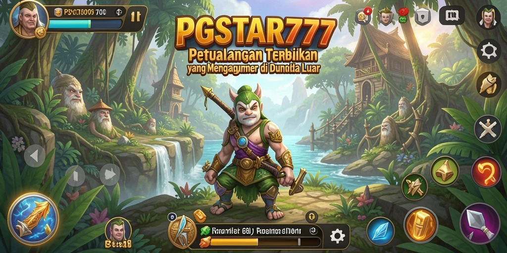 Screenshot dari PGSTAR777 menampilkan aksi eksplorasi di dunia Open World.