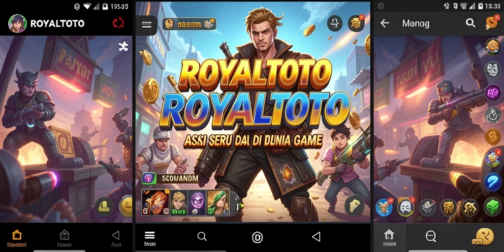 Tampilan gameplay seru dan dinamis di ROYALTOTO.